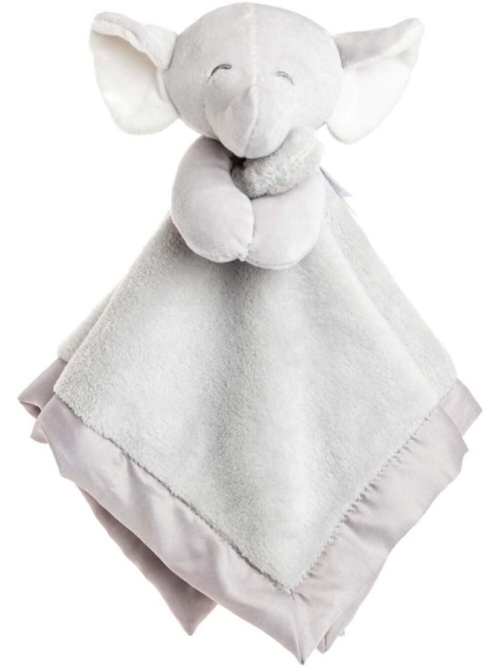 Carters Kids Preferred Elephant Plush Stuffed Animal Snuggler Lovey Gray Blanket